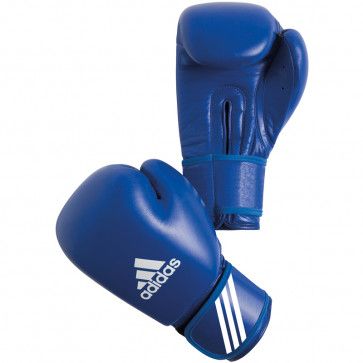 adidas AIBA bokshandschoenen 12 oz blauw