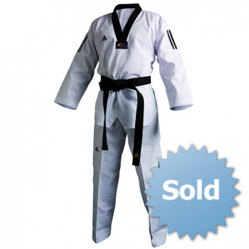adidas Dobok ADI-Club 3/// WITF Approved Zwart/Wit ADITCB02ZW
