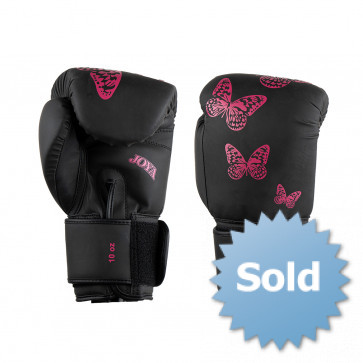 BF35-Black-Pink JOYA BUTTERFLY KICKBOKS HANDSCHOENEN - METAL