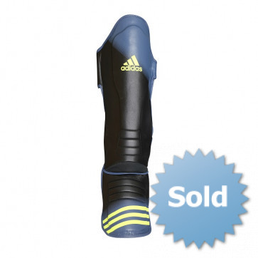 adidas Speed Super Pro Scheenbeschermers Zwart/Geel
