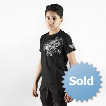 Joya T-Shirt Zilveren Draak