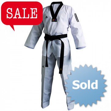 adidas Dobok ADI-Club 3/// WTF Approved Wit/Wit ADITCB02WW