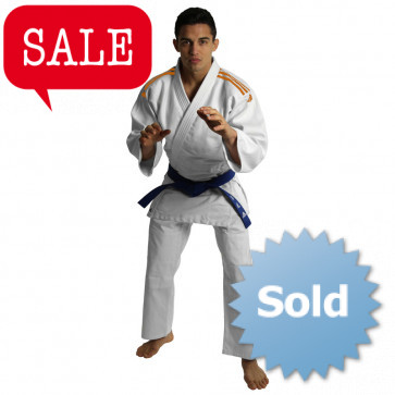 adidas Judopak J350 Club Wit/Oranje ADIJ350WO