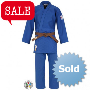 Matsuru 0063 judopak IJF Mondial blauw Getailleerd