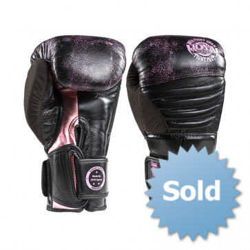 GLF0011 JOYA KICKBOKSHANDSCHOEN 'PINK FALCON' - LEER