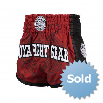 JFG-SYT-MTS-RD JOYA SAK YANT TIGER MUAY THAI SHORT - ROOD