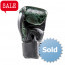 TLG1-1710 JOYA THAILAND KICKBOXING GLOVE - SNAKE - GREEN BLACK - MICROFIBER SYNTHETIC LEATHER