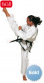 Matsuru 01361 ITF zwarte streep Taekwondo pak