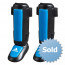 adidas Pro Style Scheenbeschermers PU Met Gel Padding Zwart/Blauw ADITSN01ZB